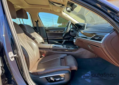 2016 BMW 750 Xi from USA, damaged, VIN WBA7F2C59GG416126